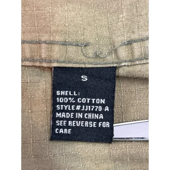 Floral Camouflage Military Style Jacket Jealous Tomato Utility Zipper Snap - Picture 10 of 14